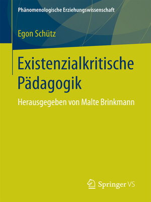 cover image of Existenzialkritische Pädagogik